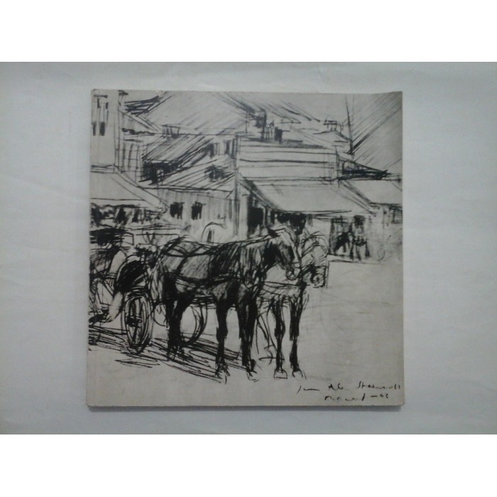 EXPOZITIA JEAN AL. STERIADI DESENE SI GRAVURI  -  ( CATALOG DE EXPOZITIE 1974 )